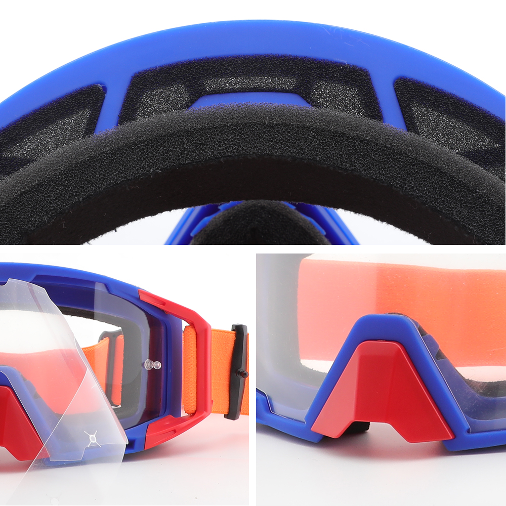 Tear Off Anti Fog UV400 naočale za motocross - Bang Long